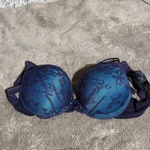 Ann Summers purple and blue lace bra, 34C
